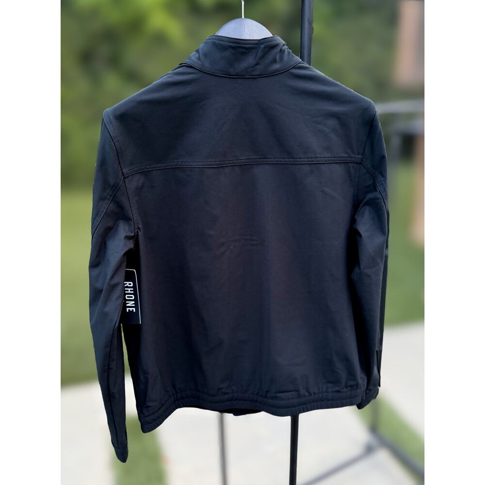 Rhone Men’s Medium Black Performance Full Zip Jacket NWT Stretch Commuter - Picture 4 of 9